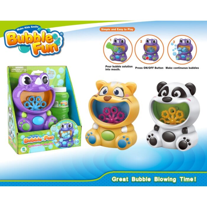 Bellenblaasmachine dier electronisch 3 assorti