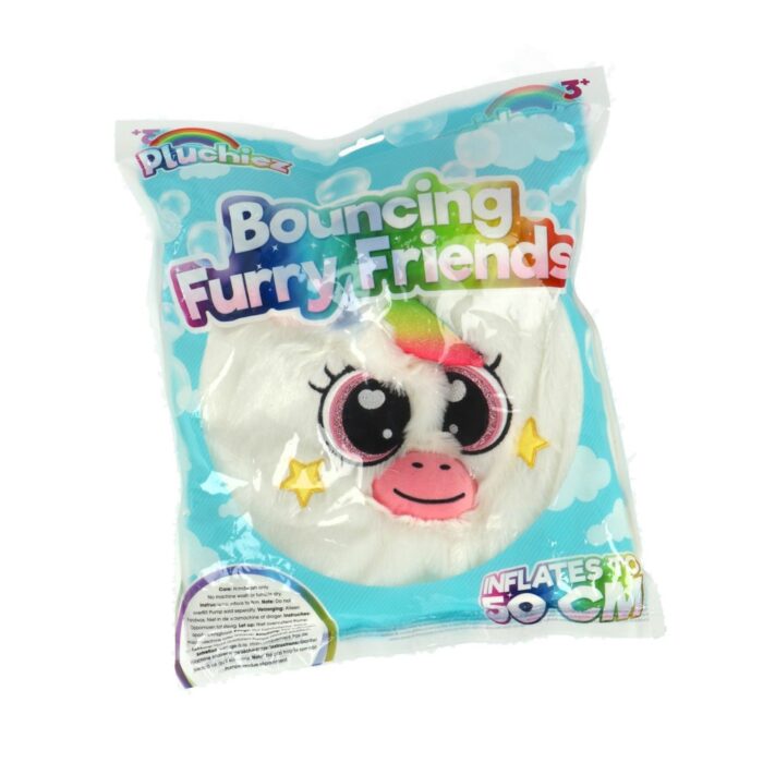 Pluchiez bouncing hugging unicorn 50 cm