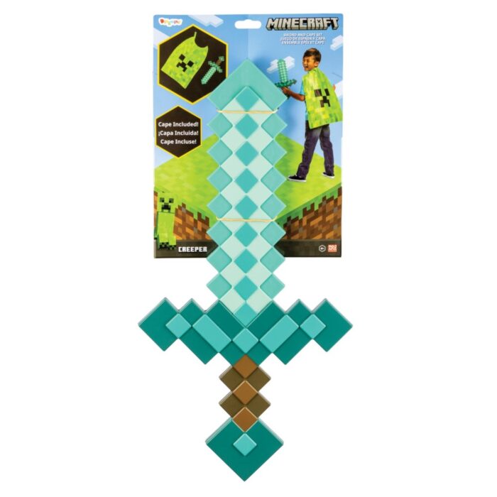 Minecraft zwaard en masker set compleet