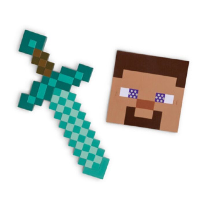 Minecraft zwaard en masker set compleet - Afbeelding 2
