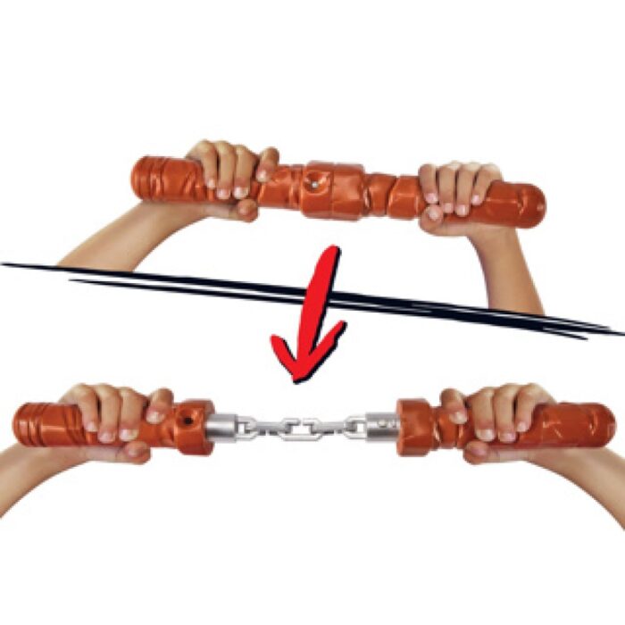 Ninja Turtles Michelangelo Ninja Reveal Transforming Nunchuk - Afbeelding 4