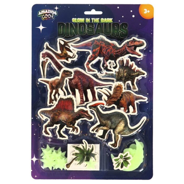 Amazing Cool dino glow in the dark set