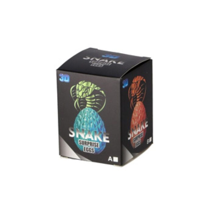 3D surprise ei met slang of draak assorti - Afbeelding 3