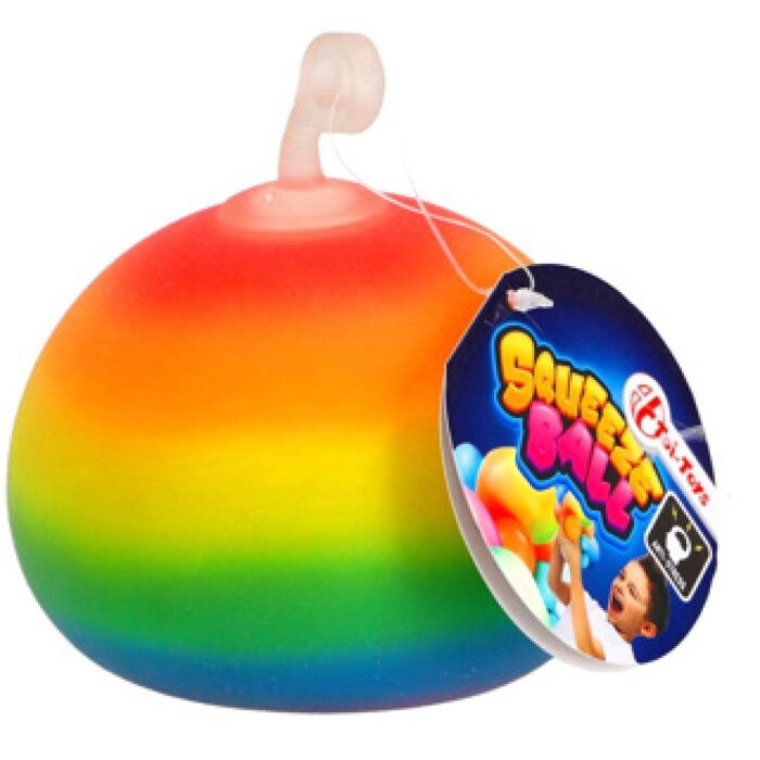 Bal Squeeze 11 Cm Regenboog Fidget - Afbeelding 2