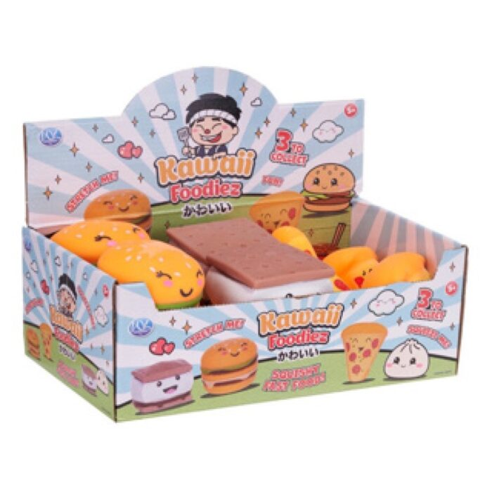 Kawaii foodiez squishy fast food 3 asst - Afbeelding 3
