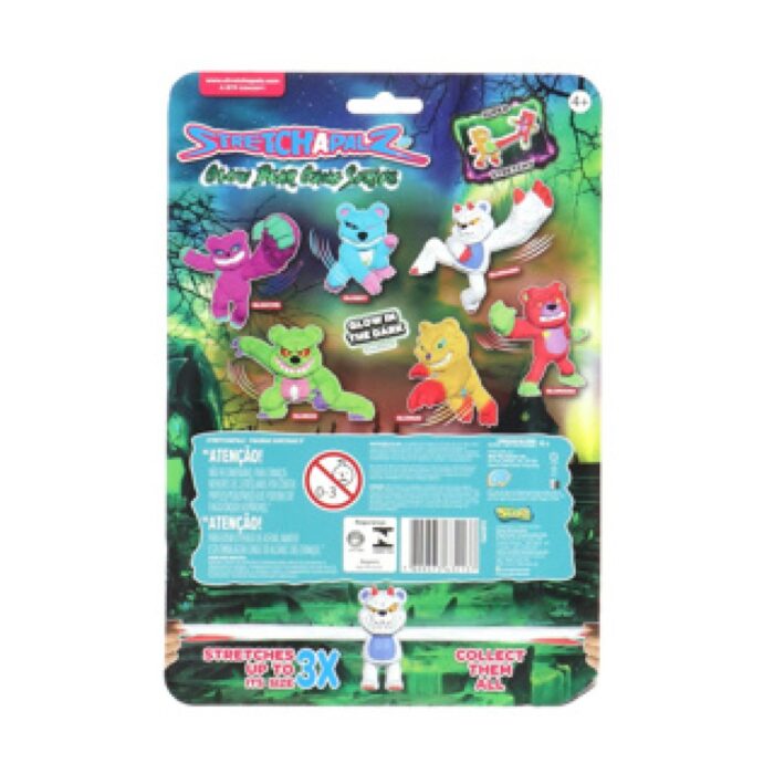 Stretchapalz Glow Bear Gang 14 cm 3 assorti - Afbeelding 3
