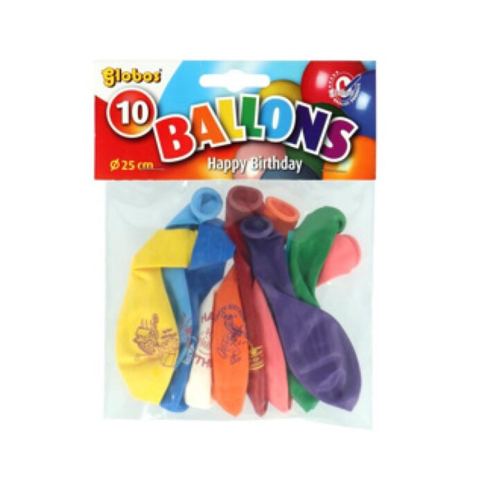 Ballon Kleuren 10 Stuks 21 Cm Assorti - Afbeelding 4