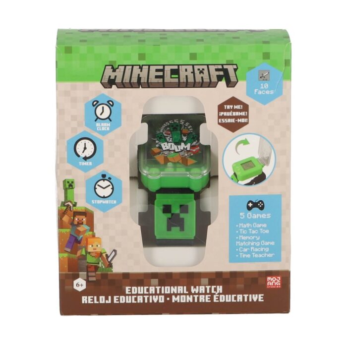 Minecraft horloge speel en leer