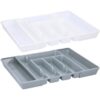 Alpina Bestekbak Uitschuifbaar 2 Assorti Wit Grijs (assortiment – willekeurige uitvoering)