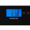 Inventum personenweegschaal digitaal pw708zw lichaamsanalyse glas lcd-display