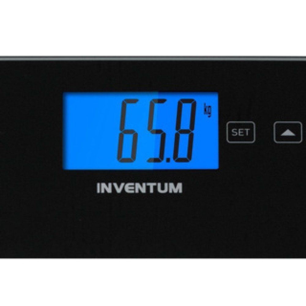 Inventum personenweegschaal digitaal pw708zw lichaamsanalyse glas lcd-display - Afbeelding 3