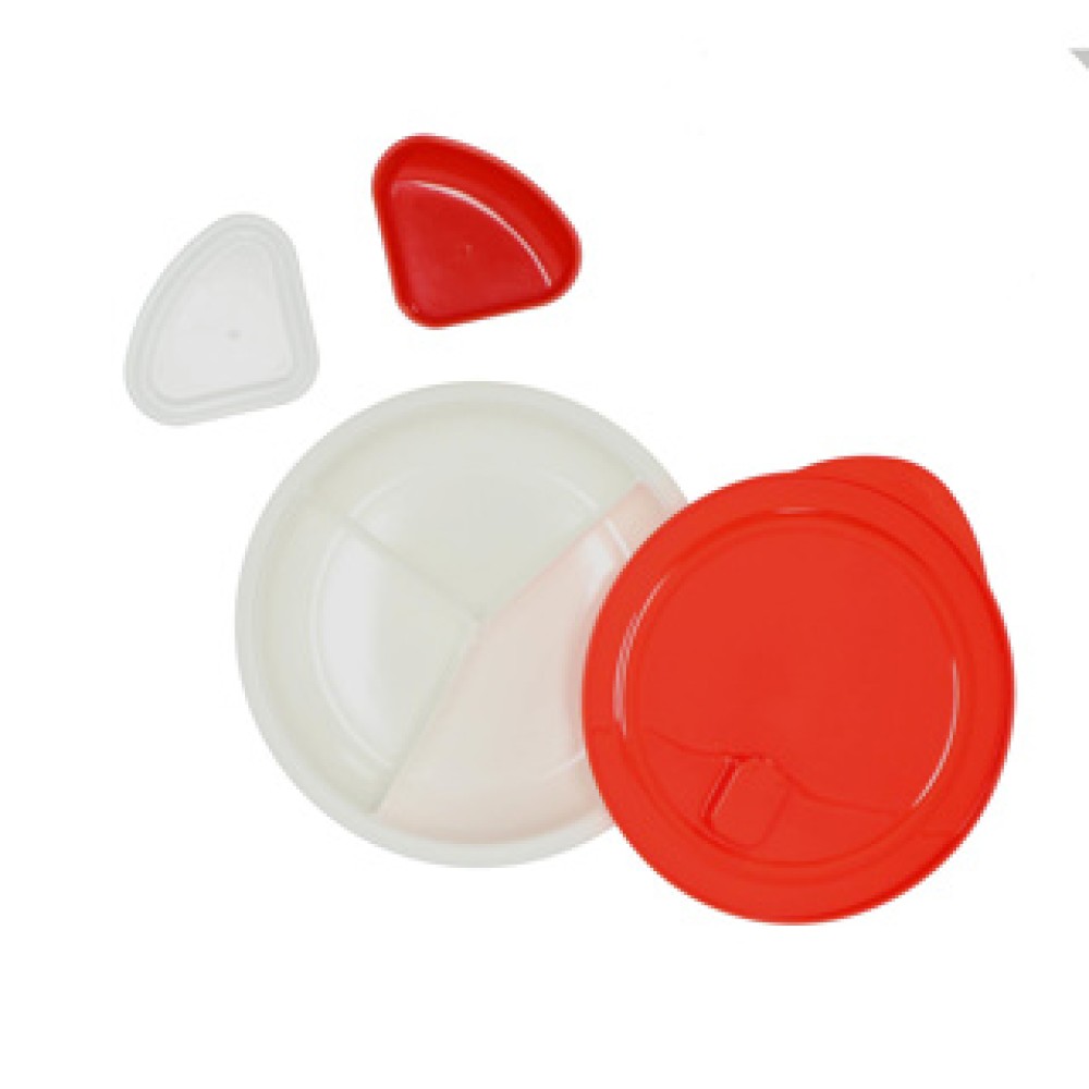 Rotho Magnetronbord diep 1 L MICRO Papaya Rood met vak - Afbeelding 3