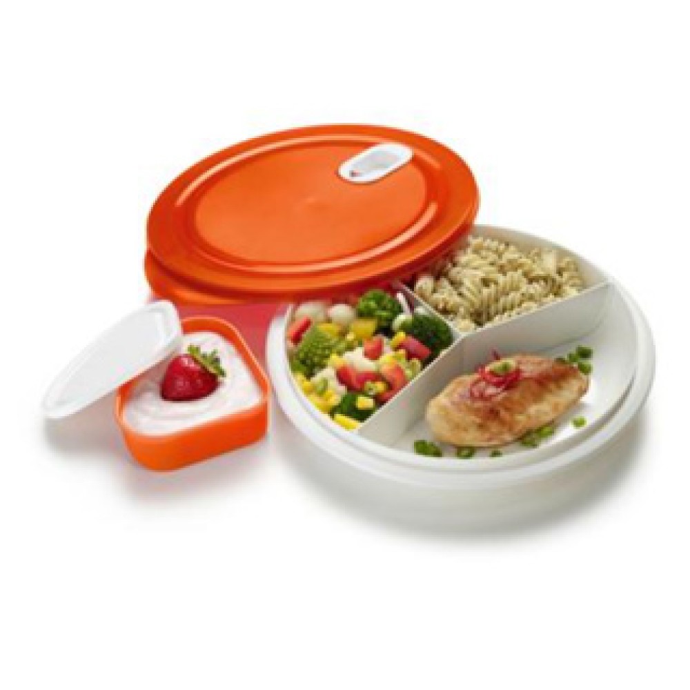 Rotho Magnetronbord diep 1 L MICRO Papaya Rood met vak - Afbeelding 5