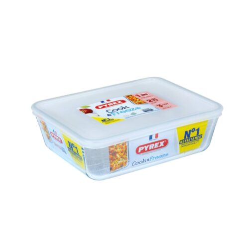Pyrex Cook & Freeze Ovenschaal 25 x 20 cm Met Vershouddeksel
