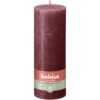 Bolsius Stompkaars Rustiek donker rood 190x68 mm