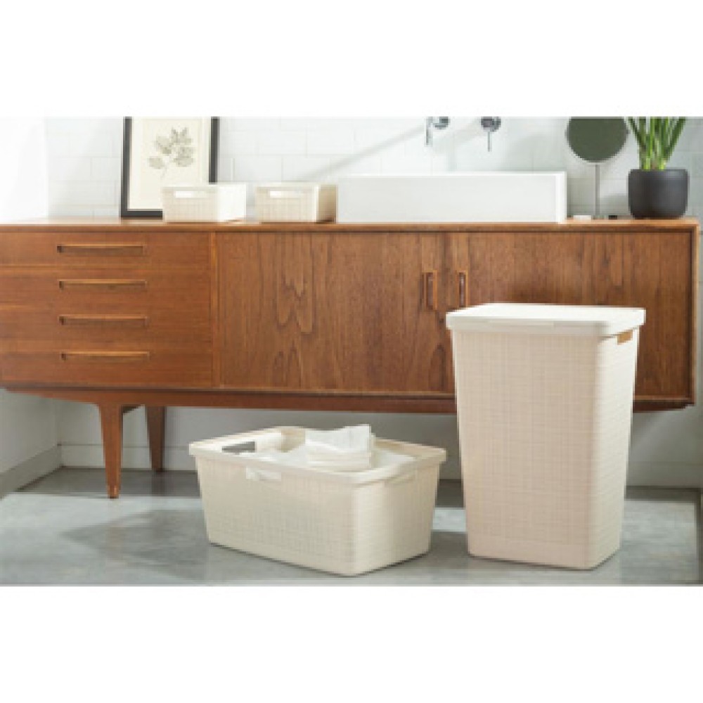 Curver Jute Wasbox 58L Off White - Afbeelding 2