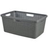 Curver Jute Wasmand 46L Deep Shadow