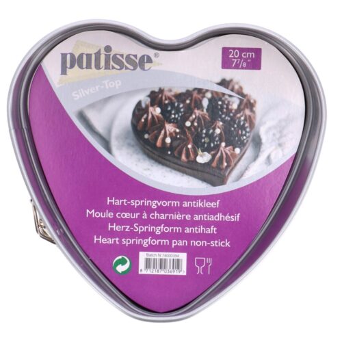 Patisse silver-top hart-springvorm 20 cm