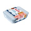 Pyrex Cook & Freeze Ovenschalen Rechthoek Set van 2 22 x 17 en 24 x19 cm