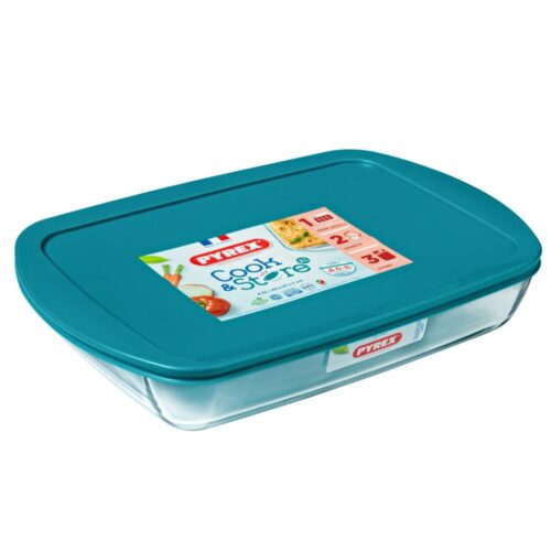 Pyrex Cook & Store Vershoudbakje 4,9L deksel