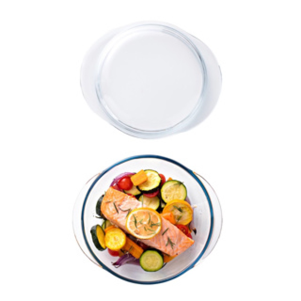 Pyrex Ovenschaal Met Deksel 1,6L en 0,5L - Afbeelding 2