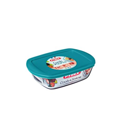Pyrex cook en store 2,5L rechthoek 28 x 20 met deksel