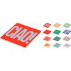Onderzetter 9x9cm 12 assortiment design (assortiment – willekeurige uitvoering)