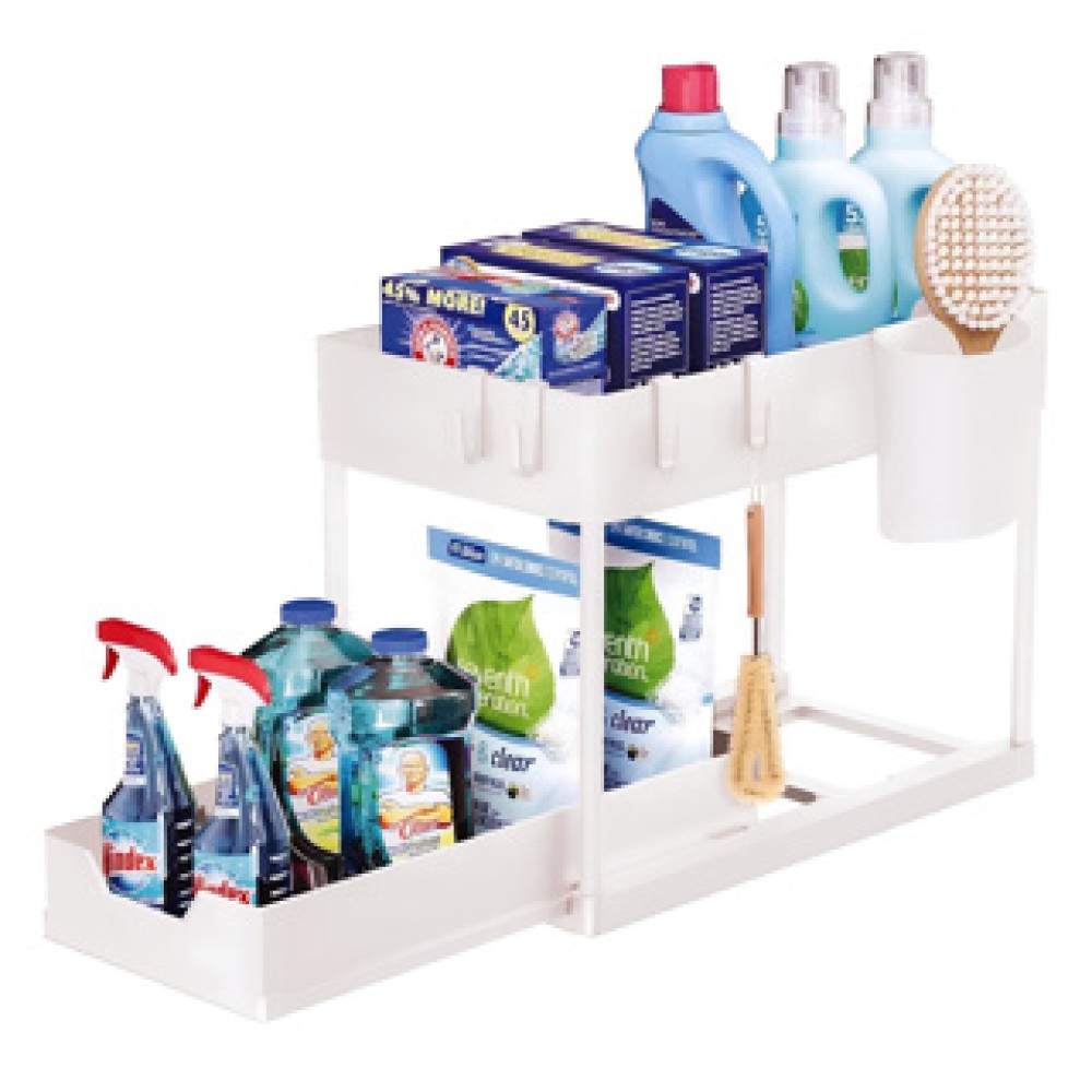 Nexxt multifunctioneel opbergrek wit - Afbeelding 2