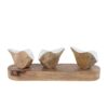 Sculptuur 3 Birds 22x5,5x6,5cm