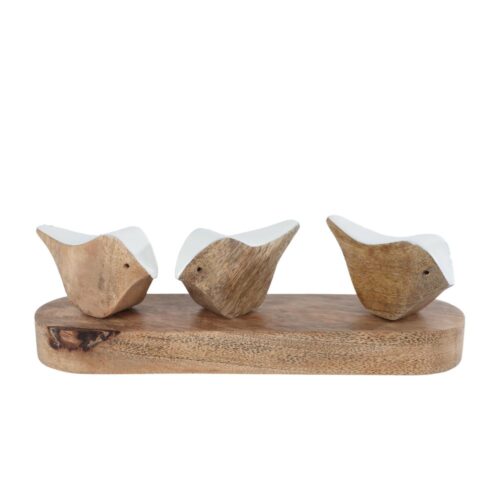 Sculptuur 3 Birds 22x5,5x6,5cm