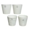 Bloempot keramiek 4 assorti (assortiment – willekeurige uitvoering)