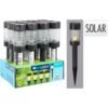 Solarlamp antraciet rvs+glas