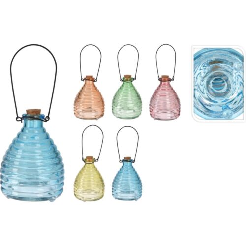 Wespenvanger glas 9x13cm 5 assortiment (assortiment – willekeurige uitvoering)