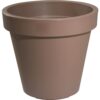Bloempot e&k rond 40cm mokka