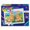 Ravensburger Creart schilderen op nummer vrolijke konijnenvriendjes