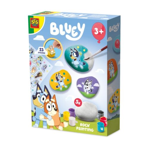 Ses stenen schilderen Bluey