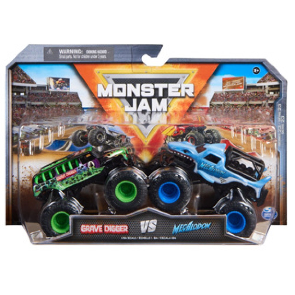 Monster Jam 1:64 2-pack assorti - Afbeelding 3