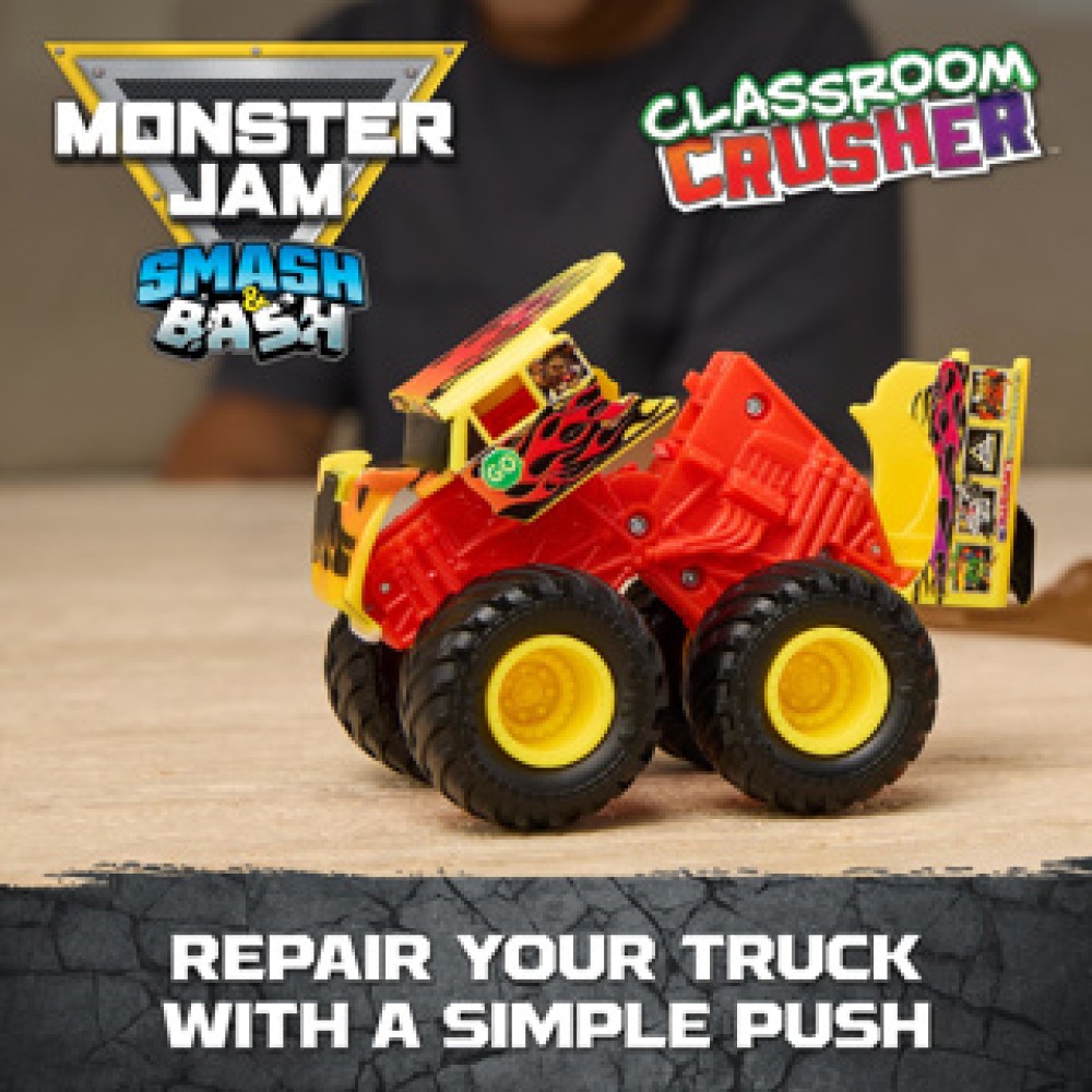 Monster Jam 164 Smash & Bash Crash Course Playset - Afbeelding 4