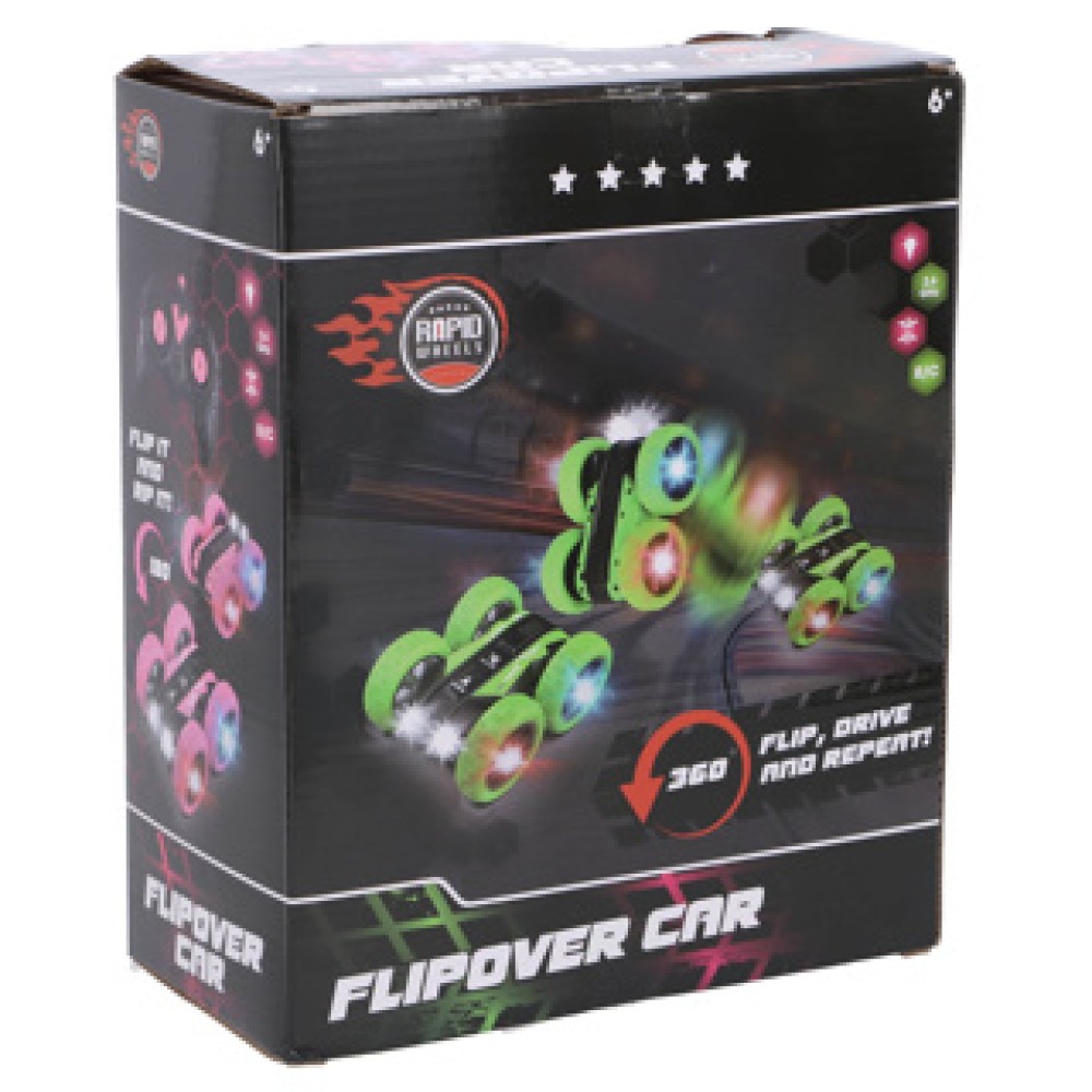 Radiografisch Bestuurbare flipover auto roze - Afbeelding 6