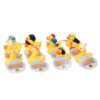 Badeend 10 cm 12 assorti (assortiment – willekeurige uitvoering)