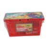 Winkelmandje gevuld rood