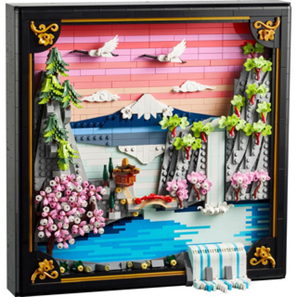 LEGO 31218 Art Landschap Met Japanse Kersenbloesems - Afbeelding 2