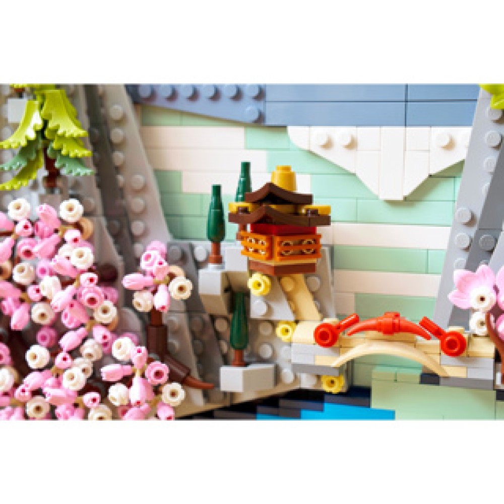 LEGO 31218 Art Landschap Met Japanse Kersenbloesems - Afbeelding 5