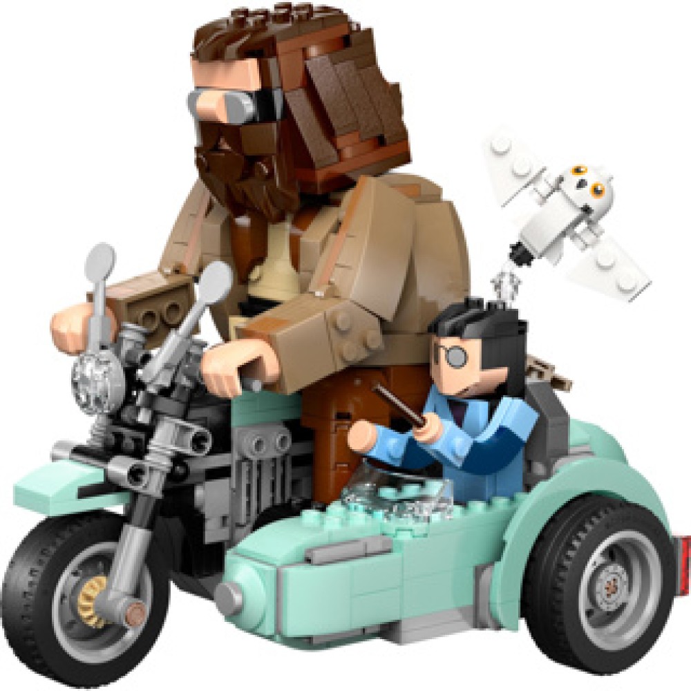 LEGO 76443 Harry Potter Hagrid en Harry's rit op de motor - Afbeelding 2