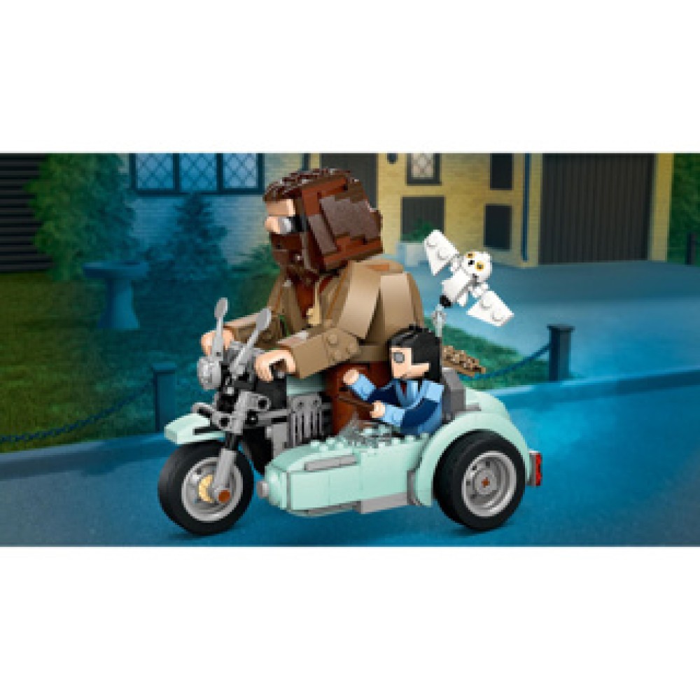 LEGO 76443 Harry Potter Hagrid en Harry's rit op de motor - Afbeelding 3