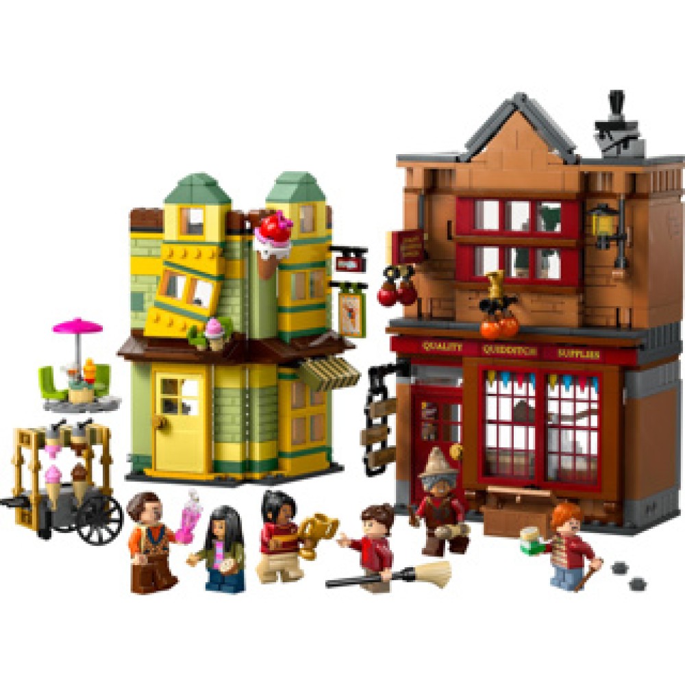LEGO 76452 Harry Potter Zwik & Zwachtels Zwerkbalpaleis En Ijssalon - Afbeelding 2