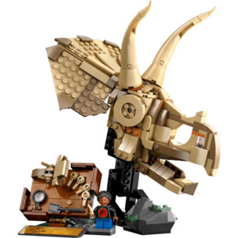 LEGO 76969 Jurassic World Dinosaurusfossielen: Triceratops schedel - Afbeelding 2