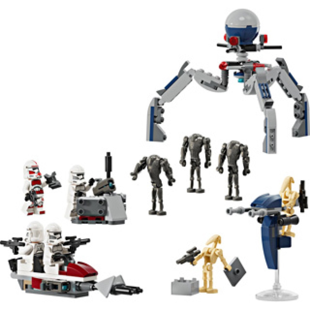 LEGO 75372 Star Wars Clone Trooper & Battle Droid Battle Pack - Afbeelding 2