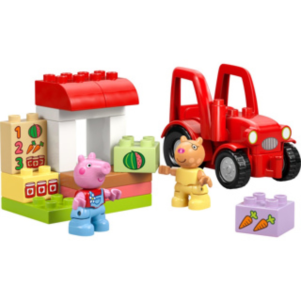 LEGO Duplo Peppa Pig 10468 Tractor En Marktkraam - Afbeelding 2