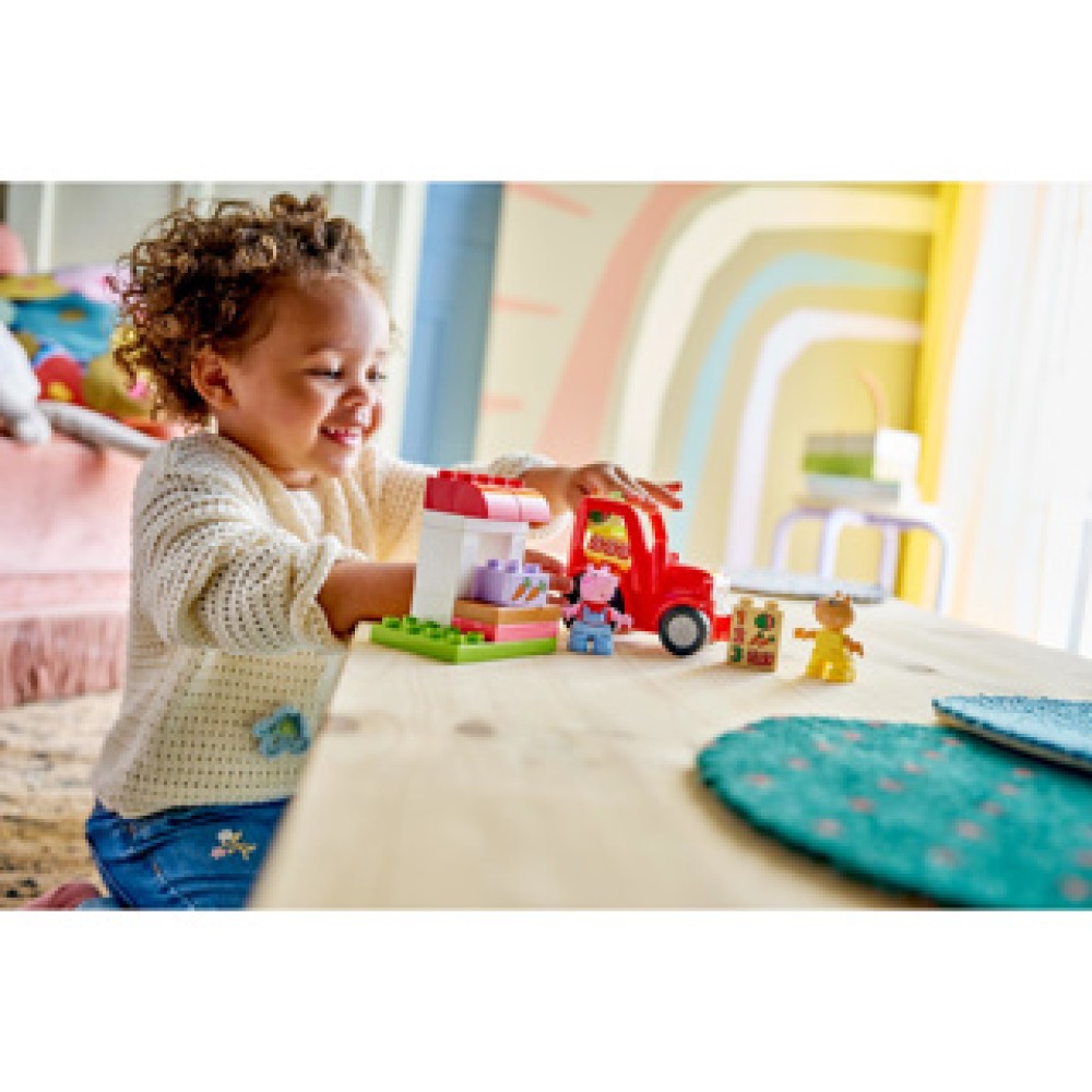 LEGO Duplo Peppa Pig 10468 Tractor En Marktkraam - Afbeelding 4